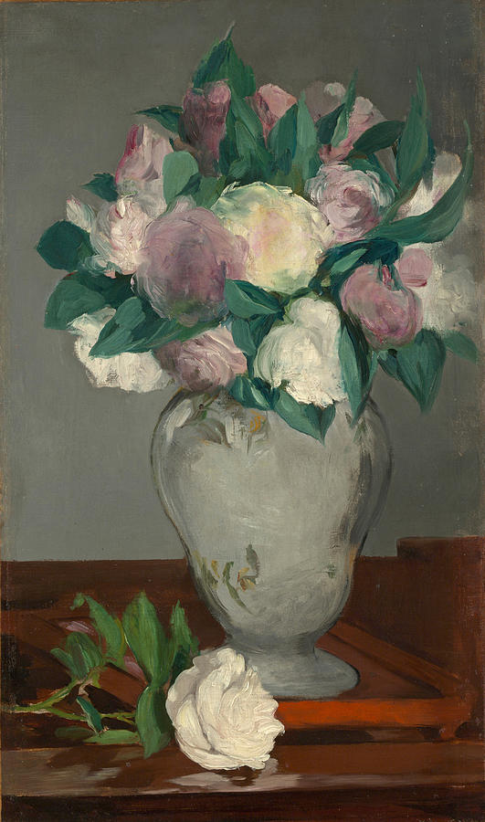 Peonies, 1864-1865 Painting by Edouard Manet