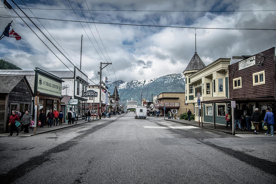 Port Of Skagway Alaska Near White Pass British Columbia Canada #7 Photograph by Alex Grichenko