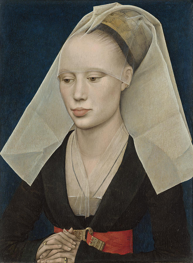 Portrait Of A Lady #7 Painting by Rogier Van Der Weyden