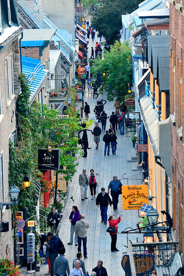 Quebec City Street View #7 Photograph by Songquan Deng