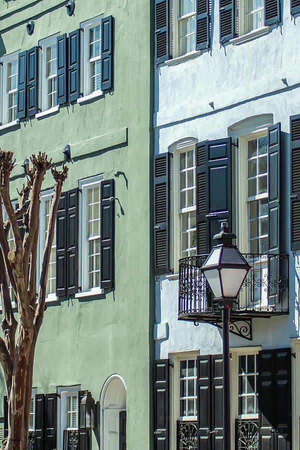 Rainbow Row Street In Charleston South Carolina #7 Photograph by Alex Grichenko