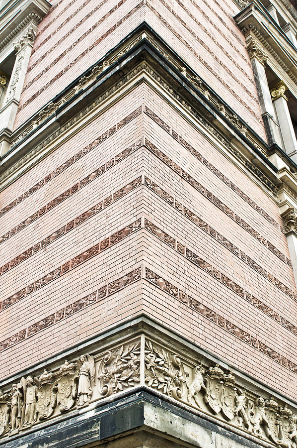 Architecture Photograph - Red brick building #7 by Tom Gowanlock