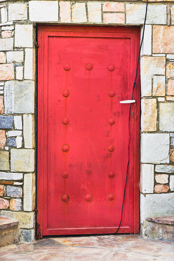 Red door #7 Photograph by Tom Gowanlock