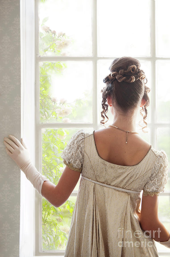 Regency Woman At The Window #7 Photograph by Lee Avison
