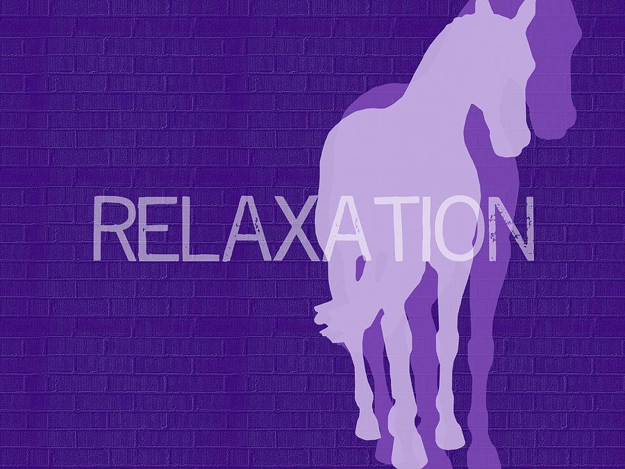 Relaxation Negative Photograph by Dressage Design