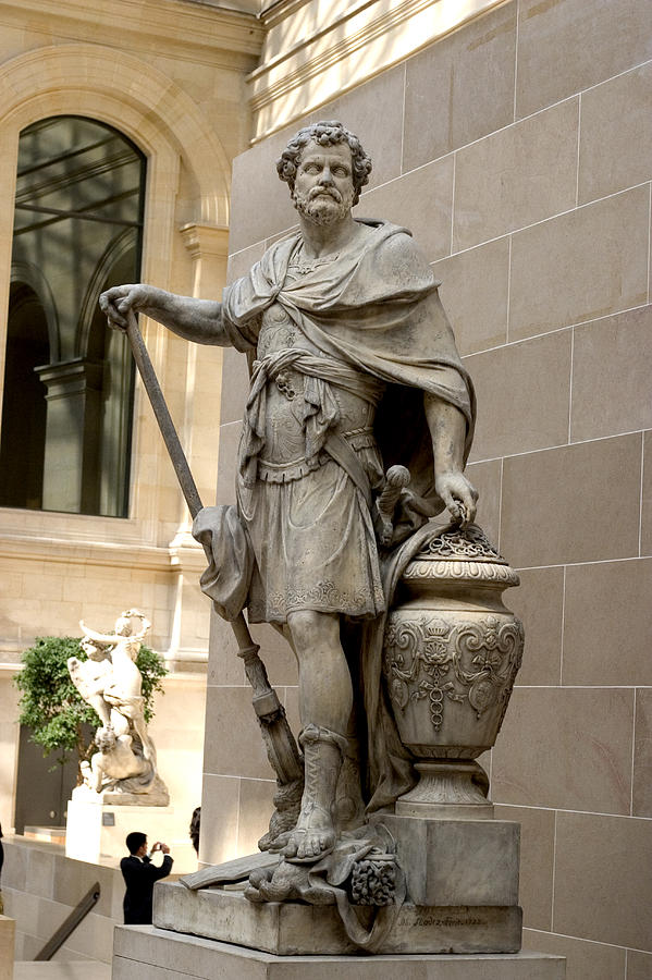 Roman citizen in Louvre Photograph by Carl Purcell - Fine Art America