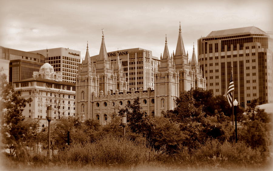 Salt Lake City LDS Temple #7 Photograph by Nathan Abbott