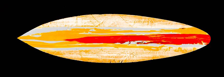 Salty Surfboard  #7 Painting by Barry Knauff