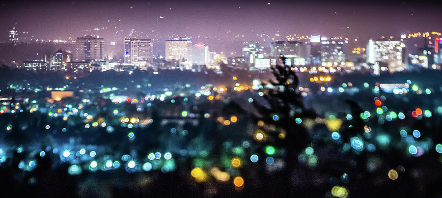 San Jose California City Lights Early Morning  #7 Photograph by Alex Grichenko