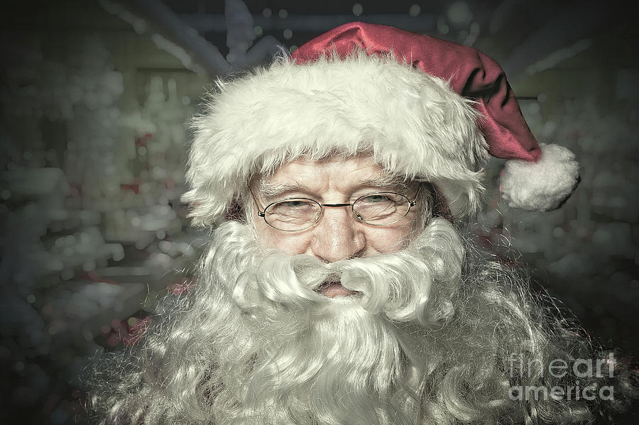 Santa Claus Portrait #7 Photograph by Gualtiero Boffi