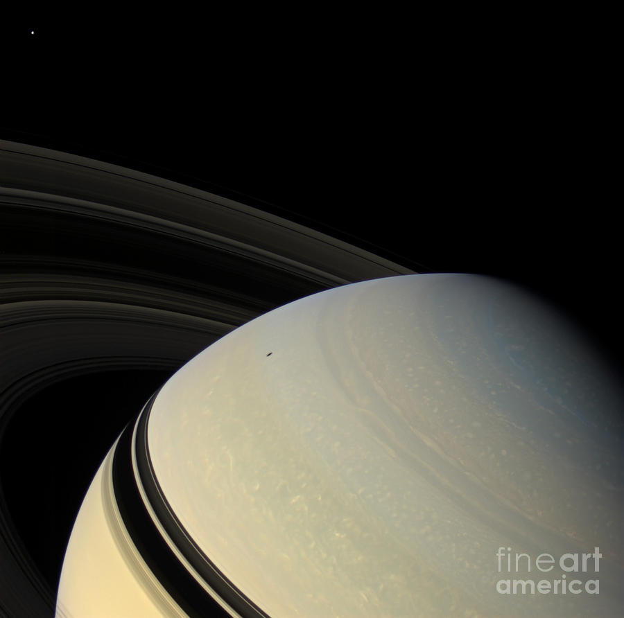 Planet Photograph - Saturn #7 by Stocktrek Images