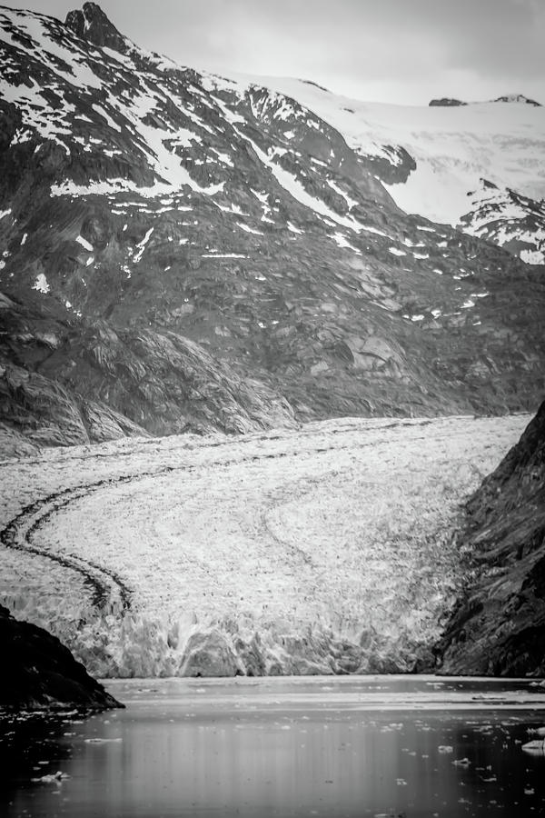 Sawyer Glacier In Tracy Arm Alaska Fjords Near Ketchikan Alaska #7 Photograph by Alex Grichenko