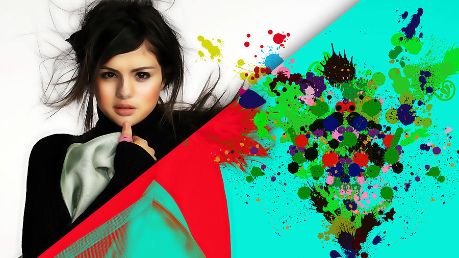 Selena Gomez Mixed Media - Selena Gomez Collection #7 by Marvin Blaine