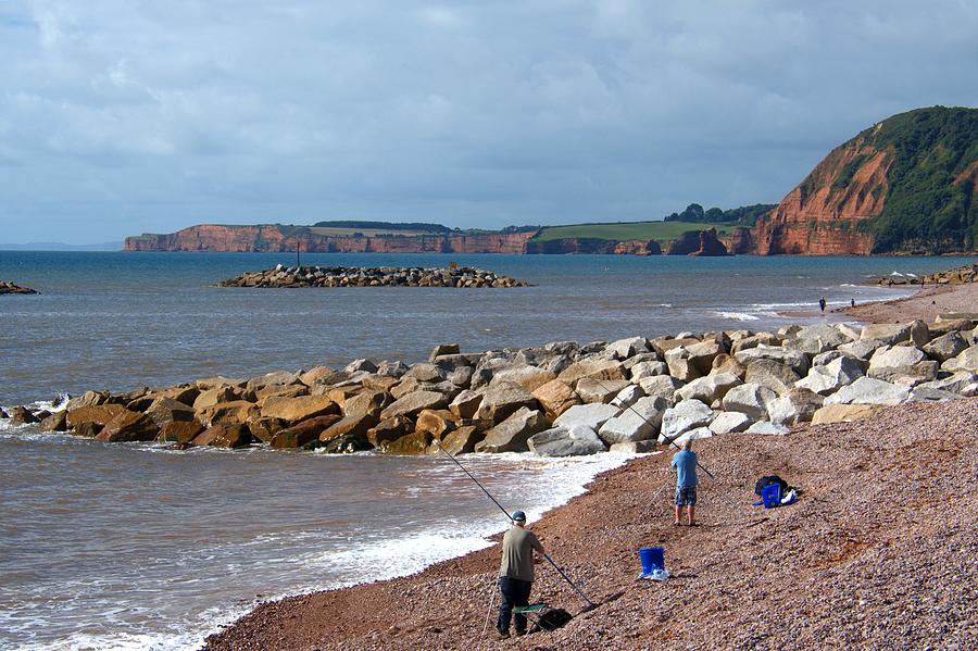 Christmas Photograph - Sidmouth Beach #7 by Chris Day