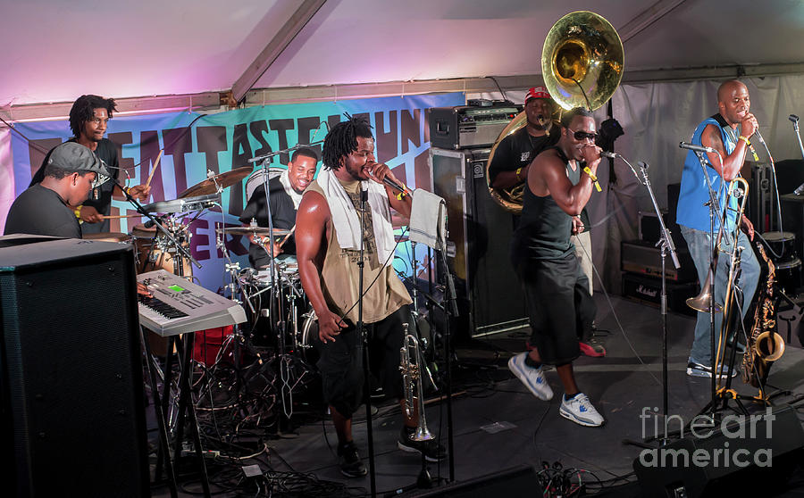 Stooges Brass Band at Bonnaroo #8 Photograph by David Oppenheimer