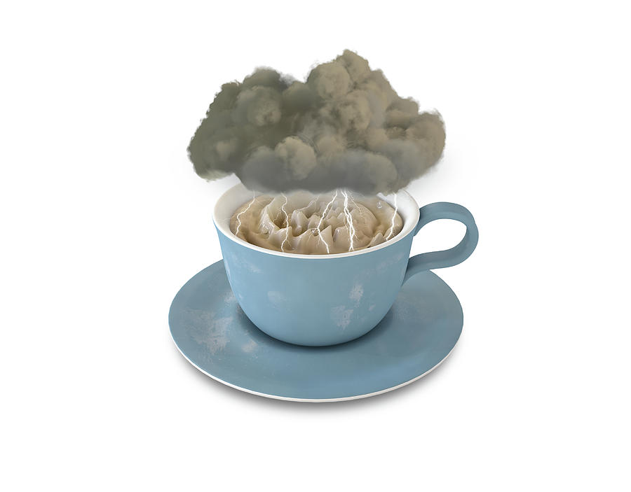 Storm In A Teacup Digital Art - Storm In A Teacup by Allan Swart Storm In A Teacup Digital Art - Storm In A Teacup by Allan Swart