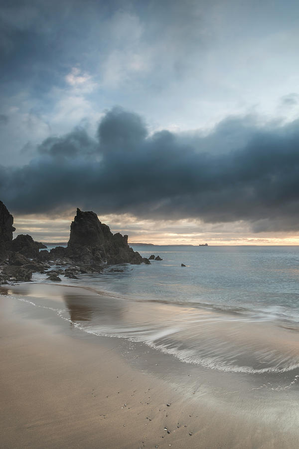 Stunning, vibrant sunrise landscape image of Barafundle Bay on P #7 ...