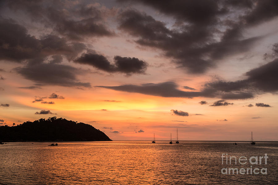 Sunset over Koh Lipe #7 Photograph by Didier Marti