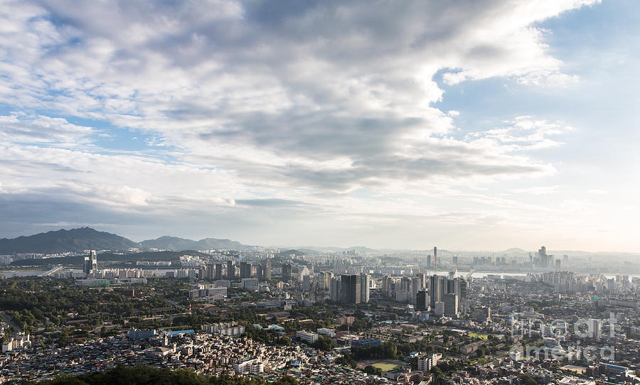 Sunset over Seoul in South Korea #7 Photograph by Didier Marti