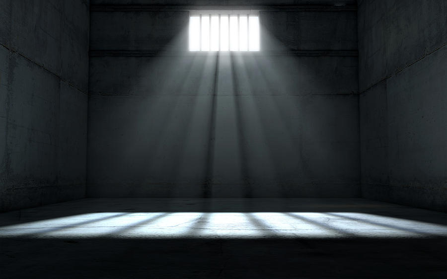 Sign Digital Art - Sunshine Shining In Prison Cell Window #7 by Allan Swart