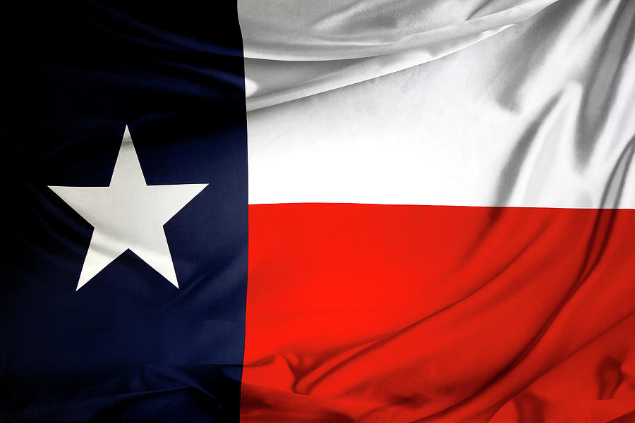 Texas flag #7 Photograph by Les Cunliffe