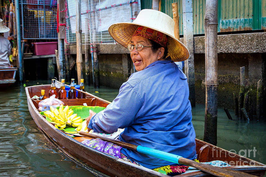 Thailands Floating Market #3 Photograph by Rene Triay FineArt Photos