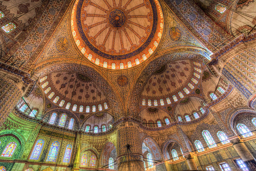 The Blue Mosque Istanbul #7 Photograph by David Pyatt