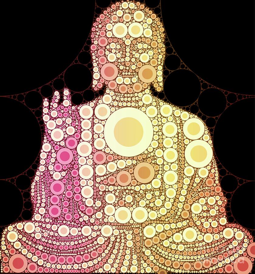 The Buddha, Pop Art By Mary Bassett Digital Art