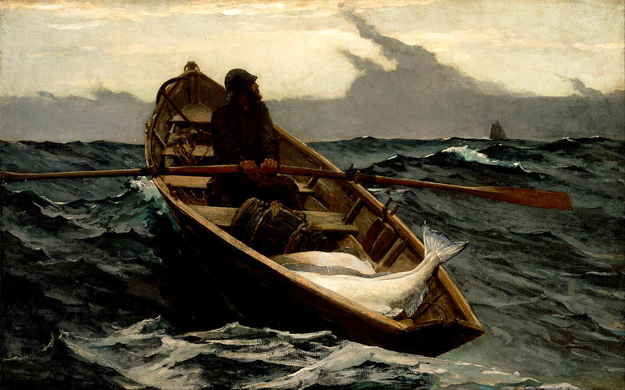 The Fog Warning Painting by Winslow Homer - Fine Art America