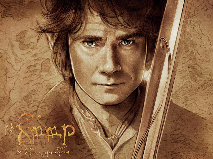 Portrait Digital Art - The Hobbit An Unexpected Journey #7 by Super Lovely