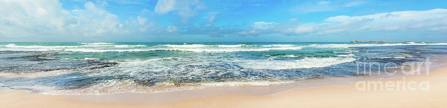 The Indian Ocean. Panorama Photograph
