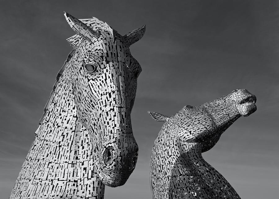 The Kelpies #7 Photograph by Stephen Taylor