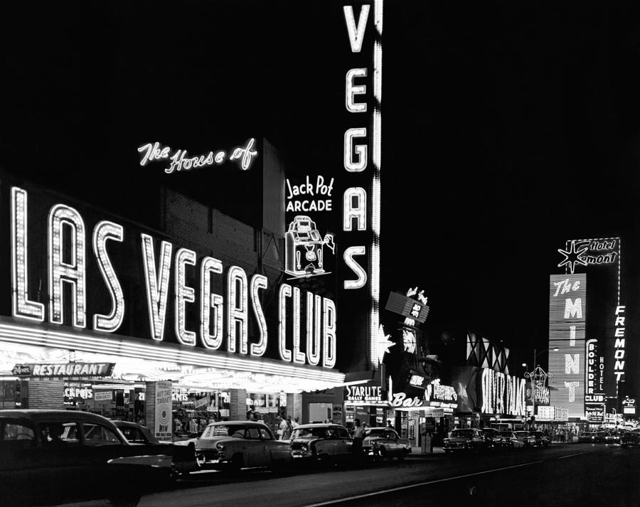 Las Vegas Photograph - The Las Vegas Strip #8 by Underwood Archives