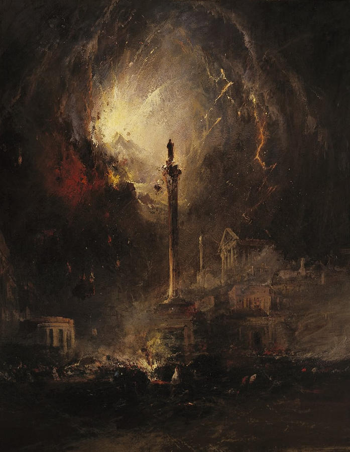 The Last Days of Pompeii #7 Painting by James Hamilton