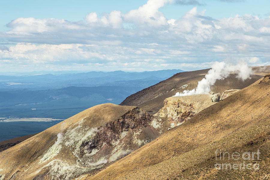 Tongariro alpine crossing in New Zealand. #7 Photograph by Didier Marti