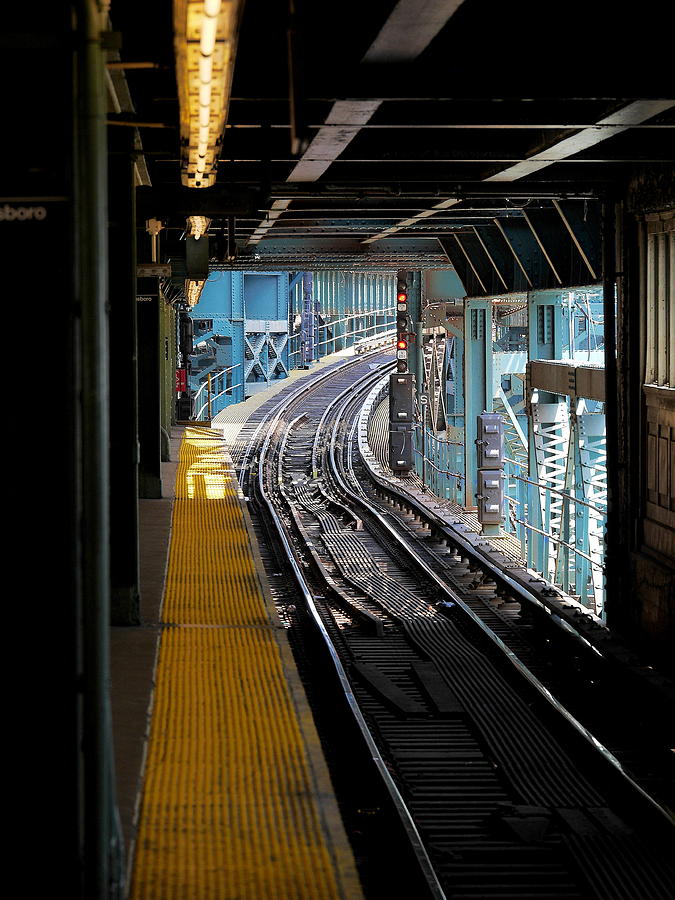 7 Train Tracks at Queensboro Plaza Photograph by Jack Riordan