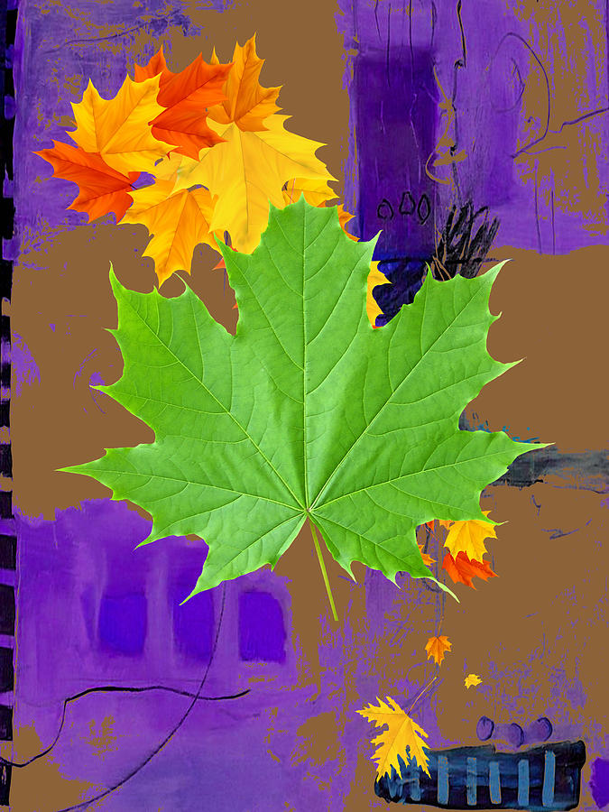 Tree Mixed Media - Tree Leaves Art #7 by Marvin Blaine