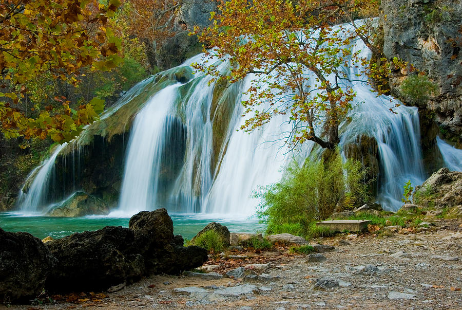 Waterfall Photograph - Turner Falls by Iris Greenwell