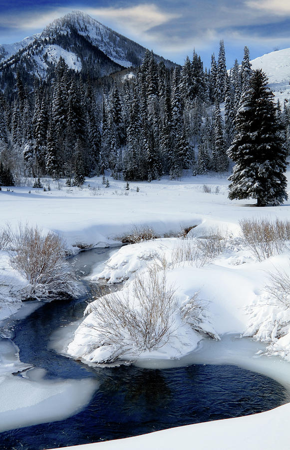 Wasatch Mountains in Winter #7 Photograph by Douglas Pulsipher