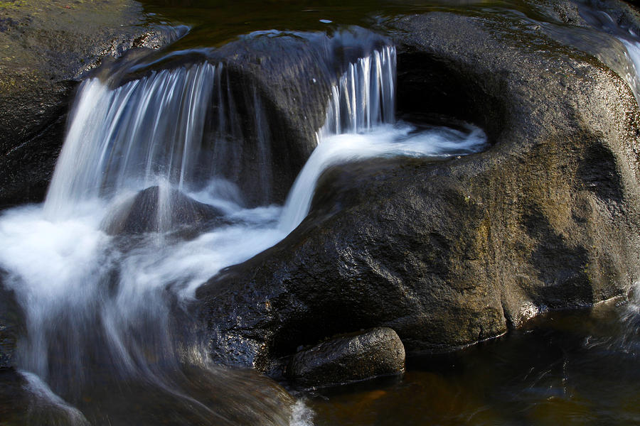 Water flowing #7 Photograph by Les Cunliffe