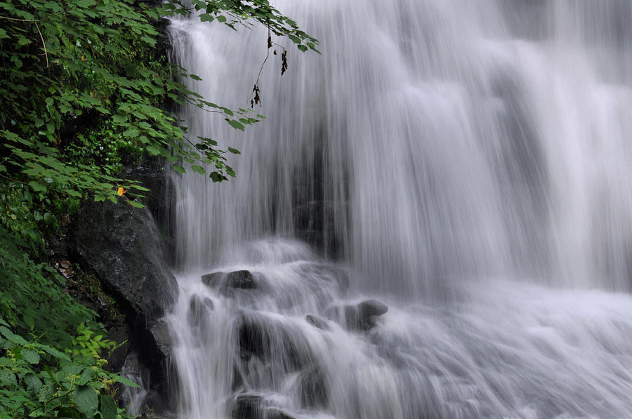 Gonoga Falls Detail Photograph by Stephen Vecchiotti