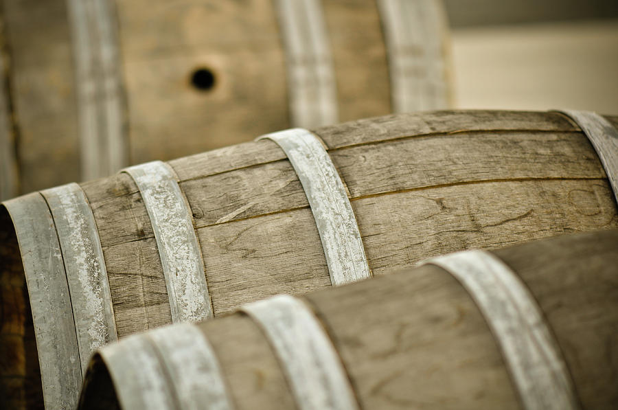 Wine Barrel #6 Photograph by Brandon Bourdages