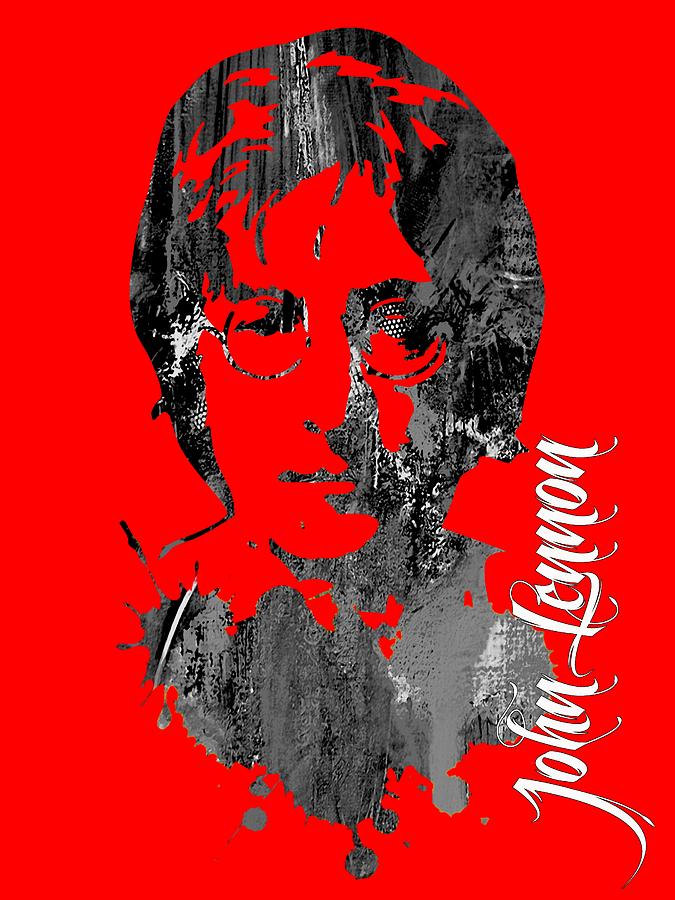 John Lennon Mixed Media - John Lennon Collection #66 by Marvin Blaine