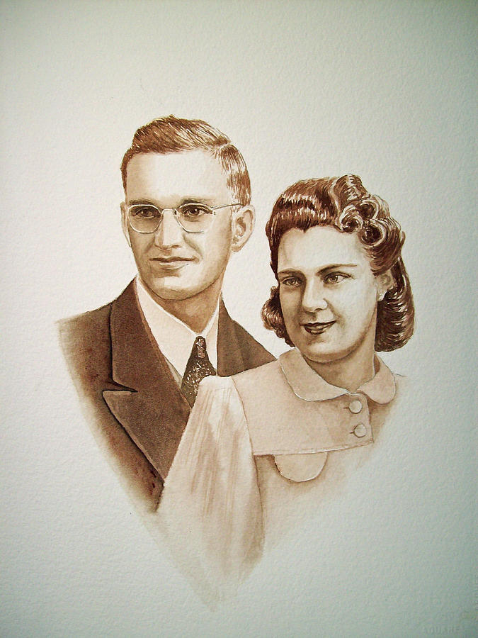 70 Years Together Painting by Irina Sztukowski