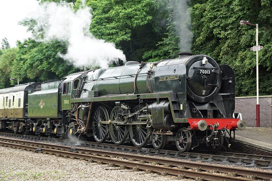 70013 Oliver Cromwell at Leicester Photograph by David Birchall