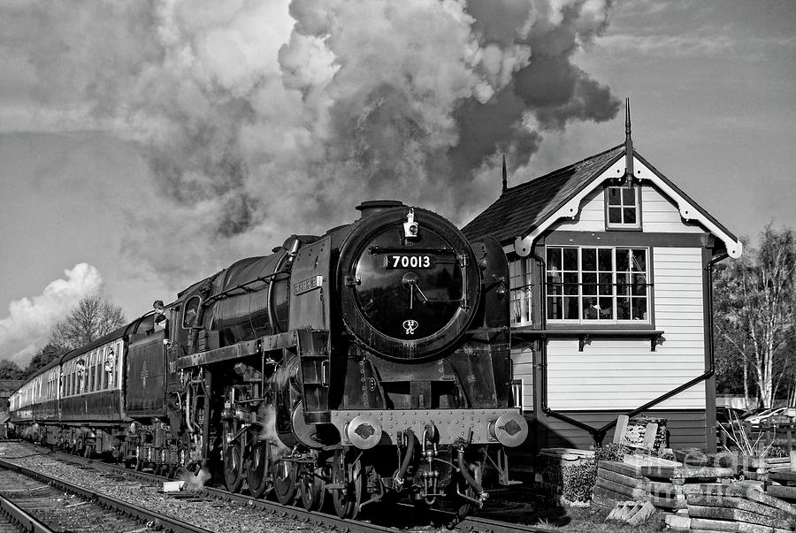 70013 Oliver Cromwell at Quorn Photograph by David Birchall