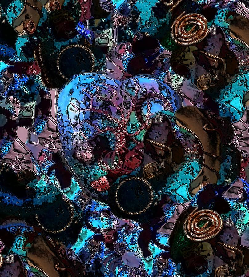 Abstract Orgone #71 Digital Art by Belinda Cox