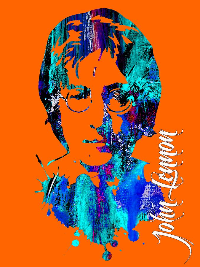 John Lennon Mixed Media - John Lennon Collection #69 by Marvin Blaine