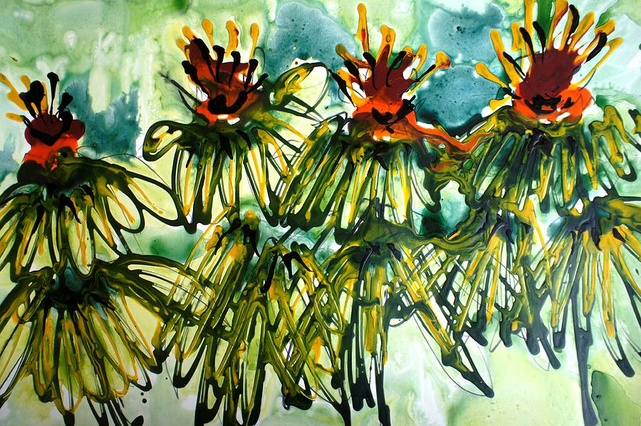 Nature Painting - The Divine Flowers #71 by Baljit Chadha