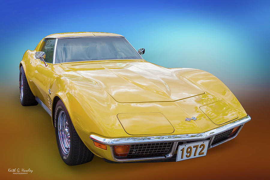 72 Corvette Photograph by Keith Hawley